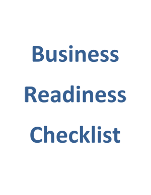 Business Readiness Checklist Business Readiness Checklist